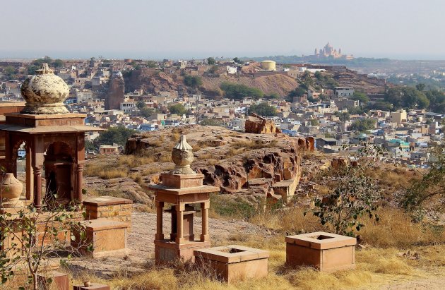 Uitzicht vanaf het Mehrangarh Fort