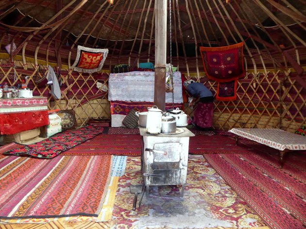 Yurt interieur 