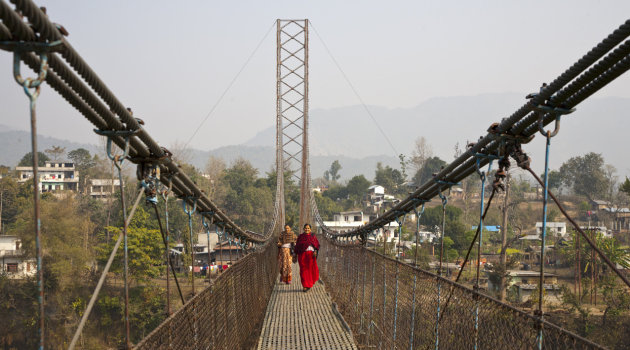 Hangbrug naar Devghat