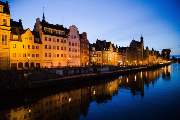 Gdansk at night