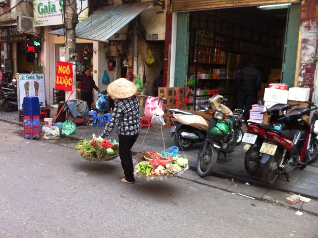 De gezellige sfeer in Hanoi 