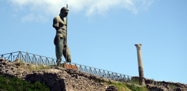 De toegang naar Pompeï