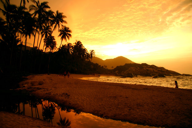 Sunset in Tayron, Colombia