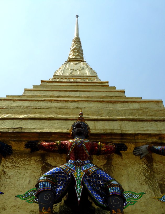 Bangkok -  gebied Grand Palace/Wat Phra Kaew