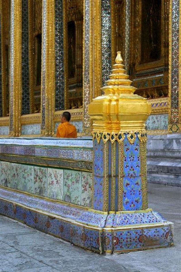 Monnik in Grand Palace