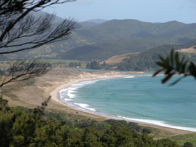 kustlijn tussen coromandel town en port jachson