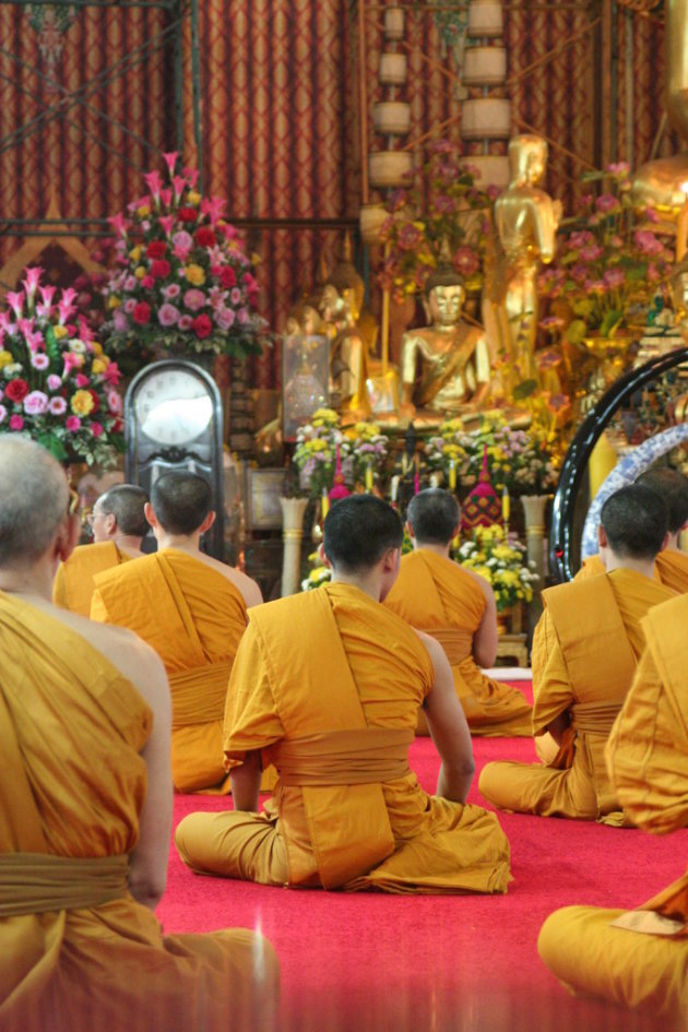 In een tempel