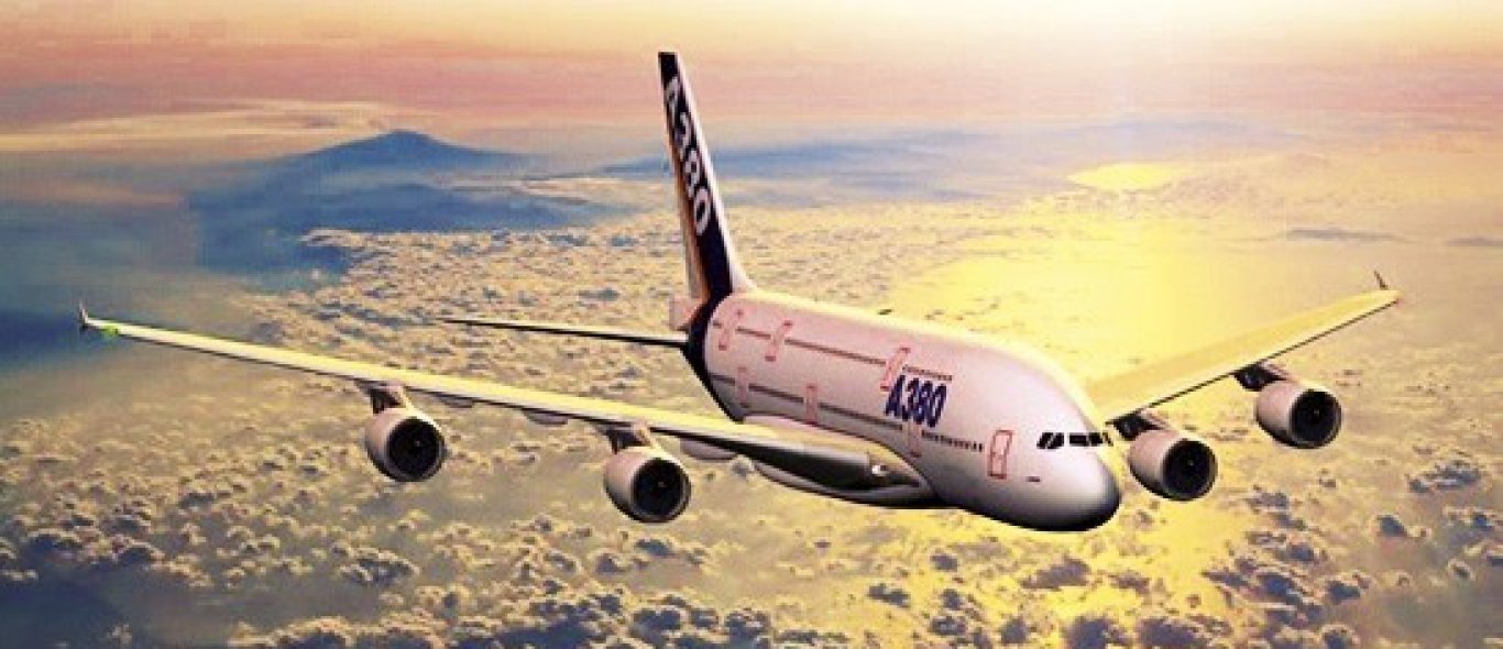 Ga mee op 1e vlucht Airbus A380 image