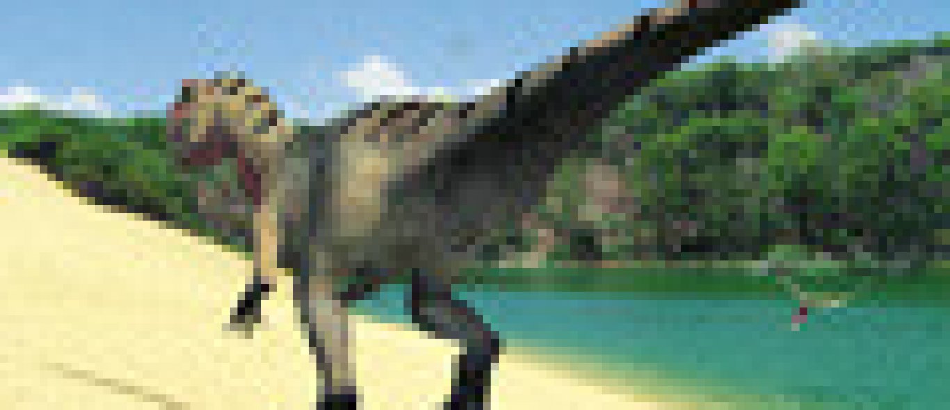 Voetafdruk dinosaurus gestolen image