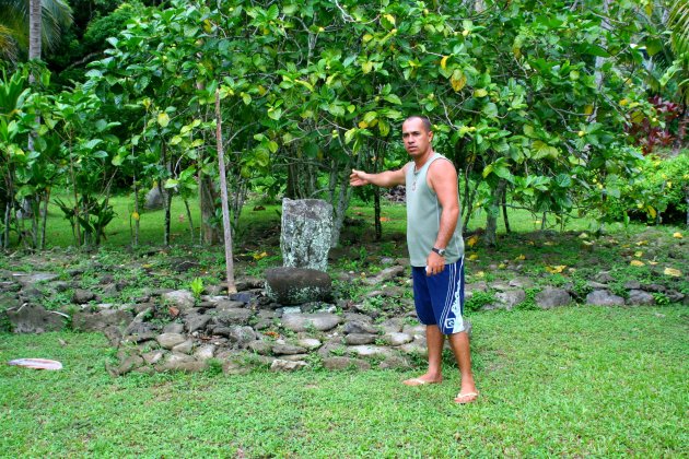 Heilige stoel op Rarotonga