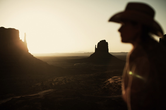 De rode rotspartijen van Navajoland komen in menig western voor. Foto: Malou van Breevoort.
