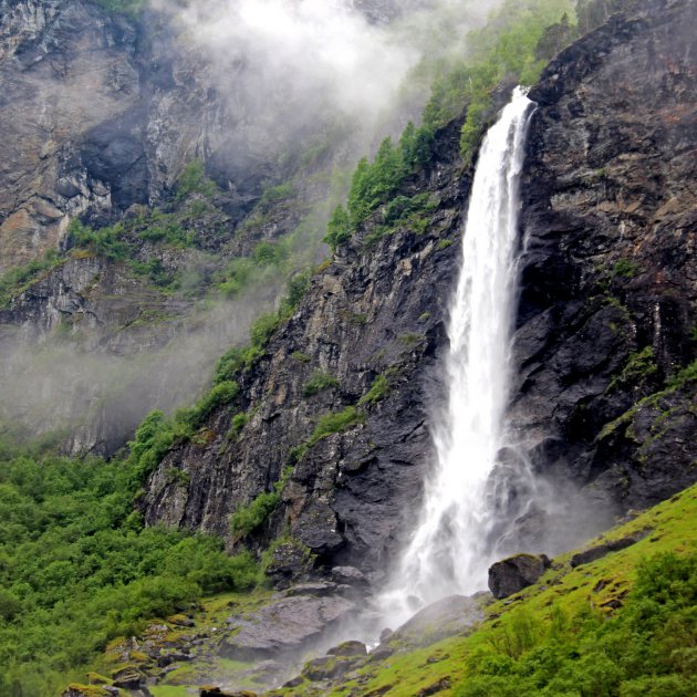 Wandelen i.p.v de trein terugnemen bij Flåm