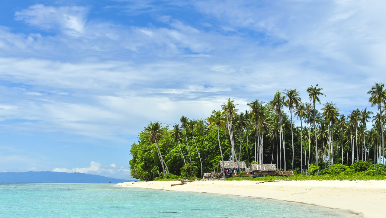 ansichtkaart eiland Sibuan