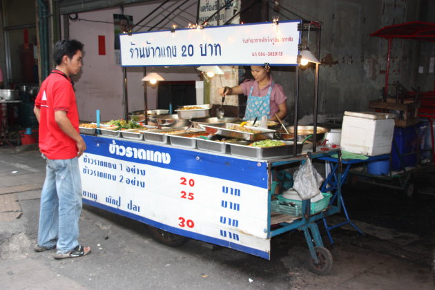 2008: Bangkok: eetstalletje