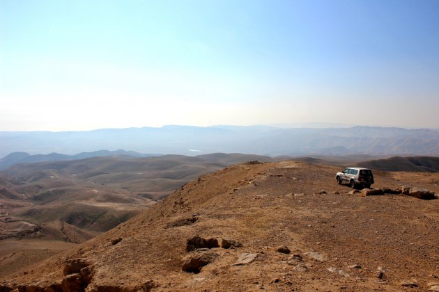 Op jeepsafari door de Judea woestijn