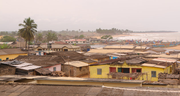 Uitzicht over Komenda, Ghana