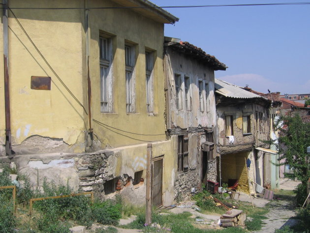 straatje in Skopje