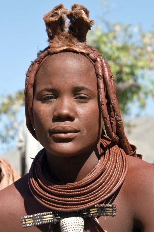 Himba vrouw