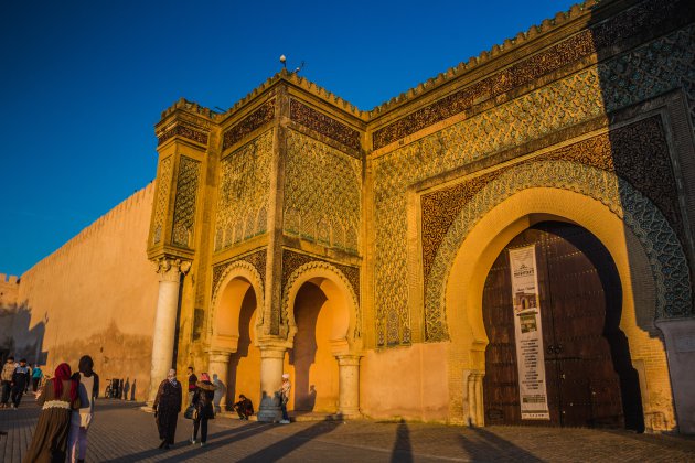 Bab Mansour in het laatste avondlicht