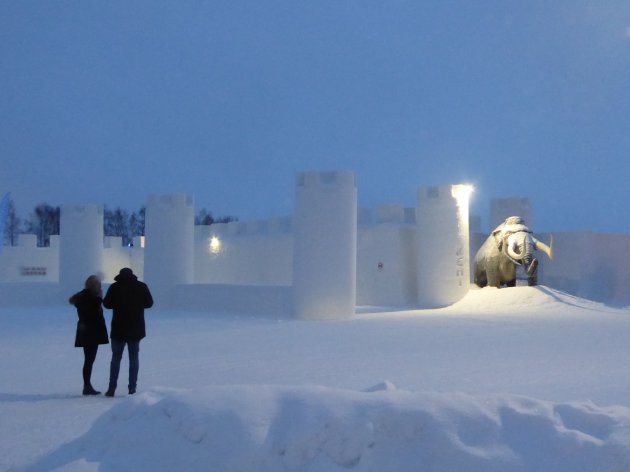 Sneeuwkasteel in Kemi, Finland