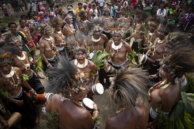 Jiwaka festival Papua Nieuw Guinea