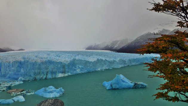 Perito Moreno in herfst