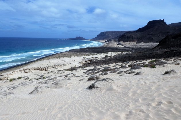 Sahara duinen op Kaapverdië