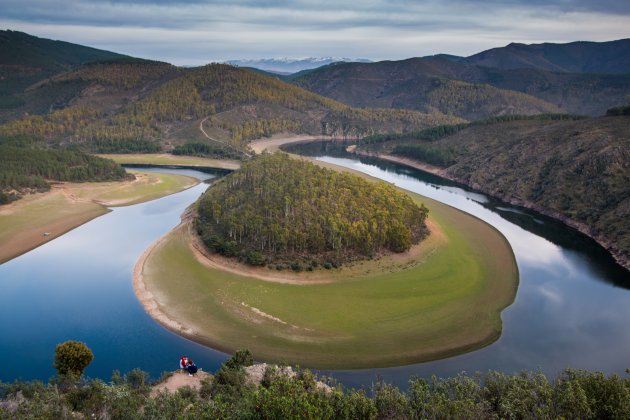 De rivier die een lus maakt