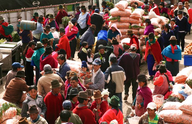 Hoedjes en wortels in de Andes