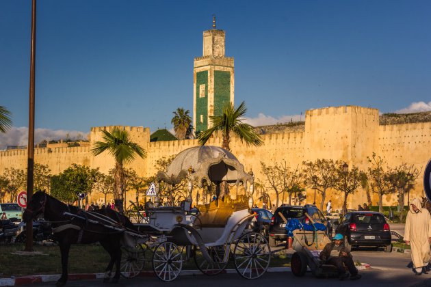 Meknes, bij zonsondergang