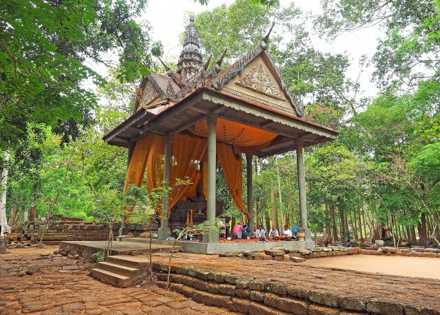 Bij de Bayon tempel