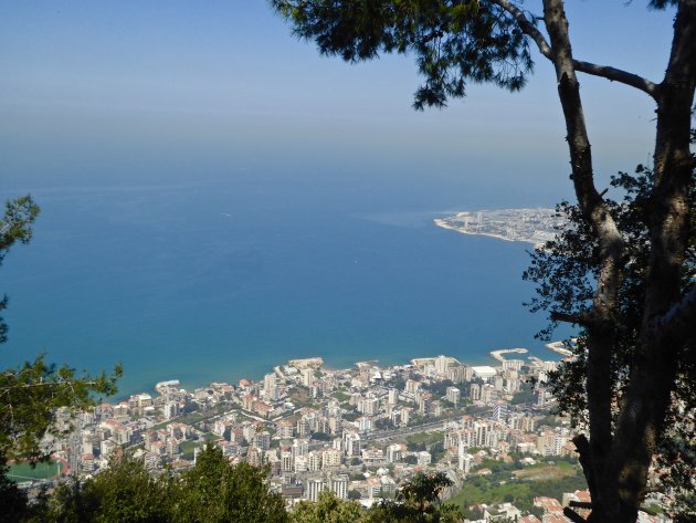 uitzicht op Beiroet