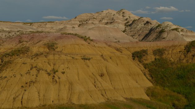 Badlands na een regenbui