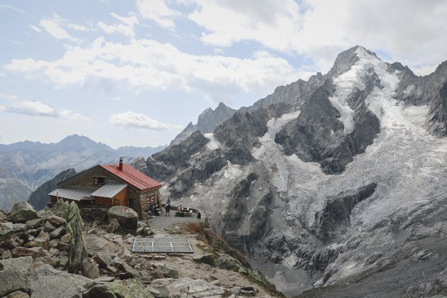 Berghut in de Alpen, in de omgeving van La Fouly