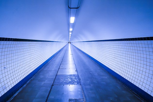 De tunnel onder de Schelde