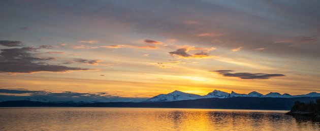 Midzomernachtzon bij Narvik