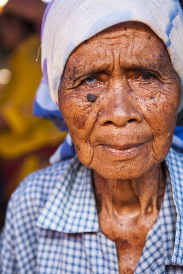 Authentiek portret in Indonesië