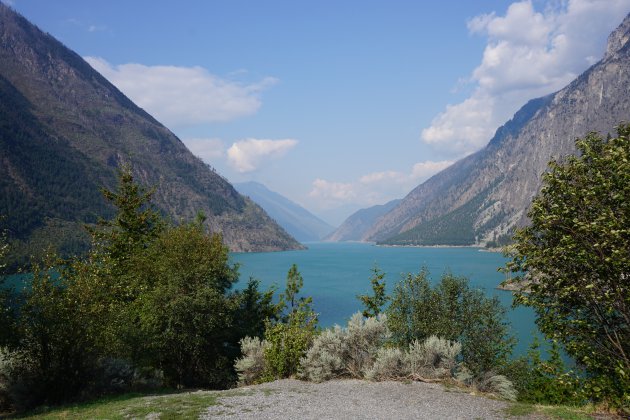 Seton Lake tussen Lillooet en Whistler