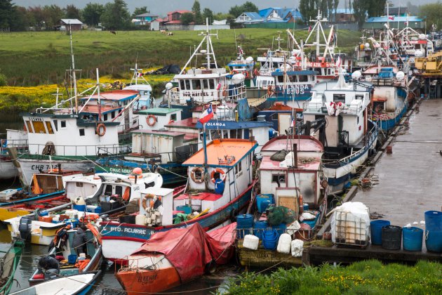 Een eeuwige opstopping van bootjes