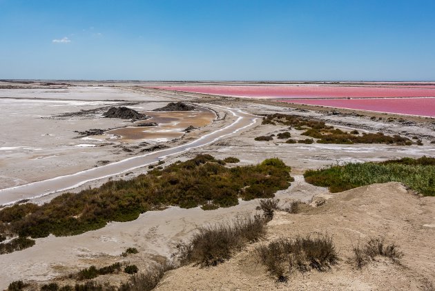 Zoutvlaktes in de Camargue