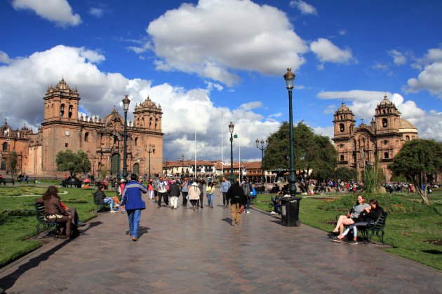 Het oude centrum van Cusco