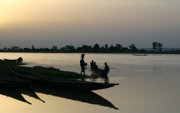 ochtend aan de Niger