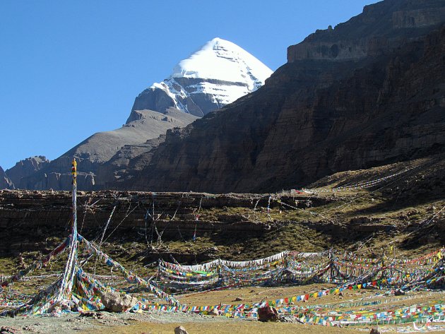 Sky burial ground