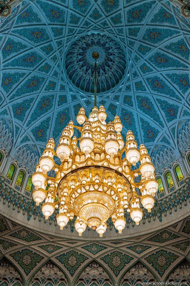 De Sultan Qaboos moskee in Muscat