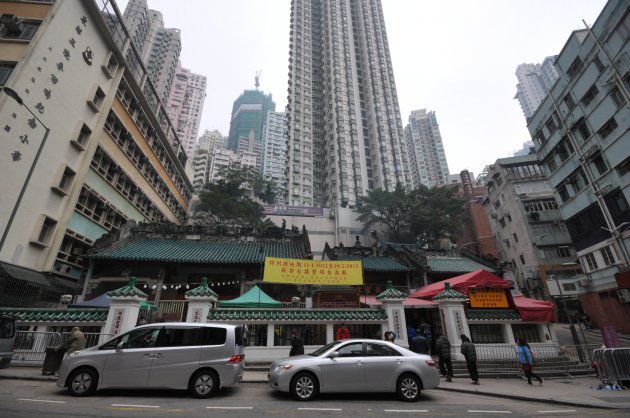 Man Mo tempel in Hong Kong