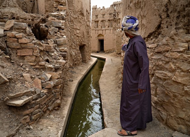 Eeuwenoud water in Birkat al Mouz