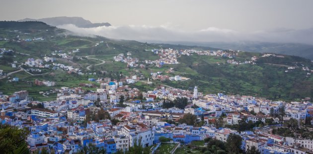 Uitzicht op Chefchaouen