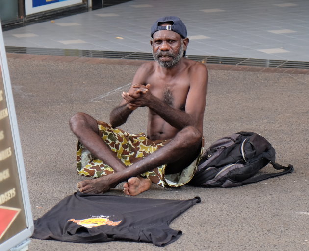 Aboriginal... pose only for money