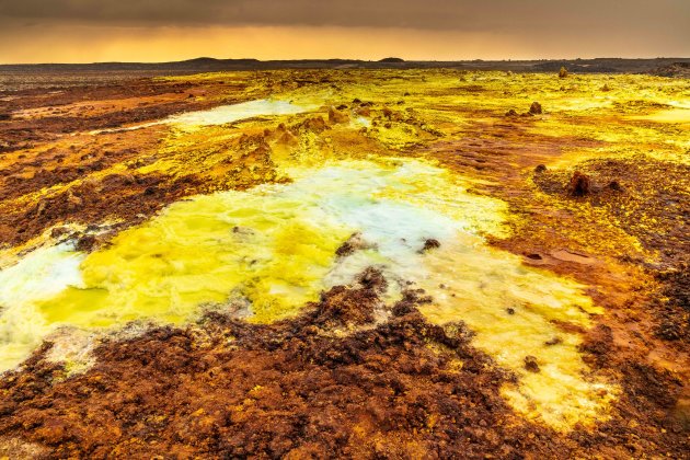 Zonsopkomst in Dallol