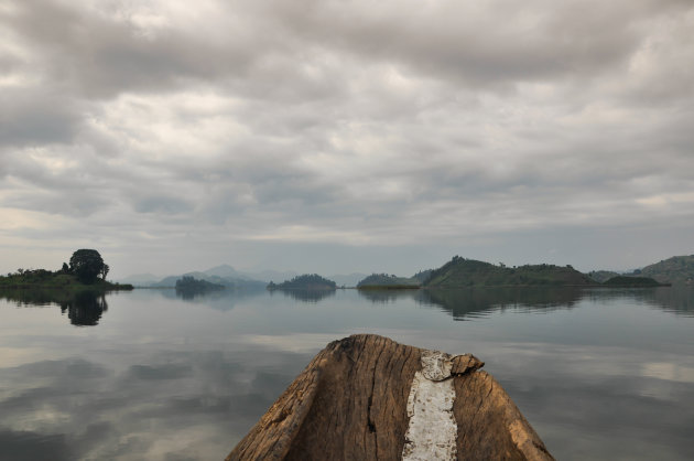 relaxen bij Lake Mutanda